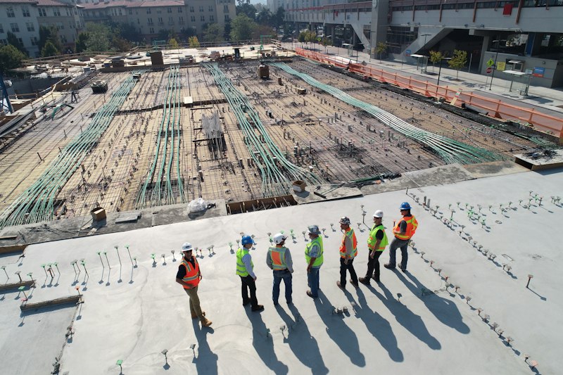 Chantier BTP route bâtiment Kinshasa